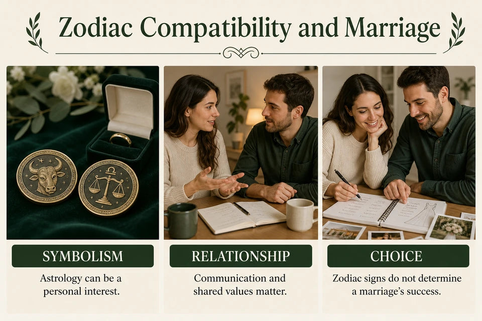 Zodiac Signs Compatibility for Marriage: Astrology can be a personal interest. Communication and shared values matter.