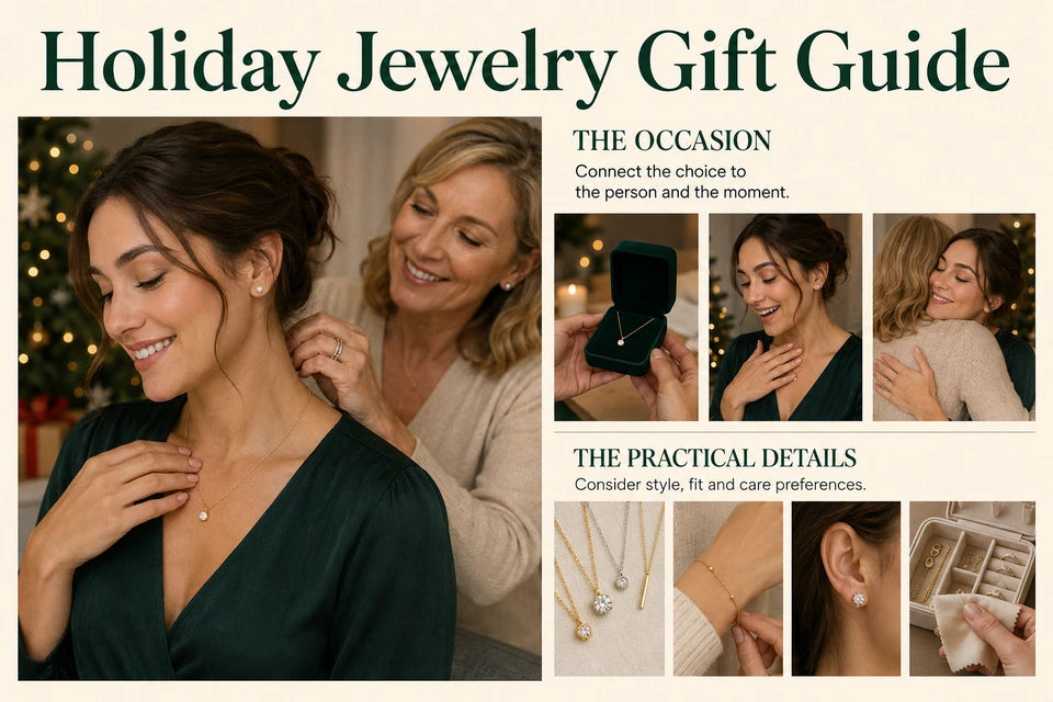 Holiday Jewelry Gift Guide: Connect the choice to the person and the moment. Consider style, fit and care preferences.
